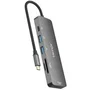 Aisens USB-C Dock 6 en 1 HDMI 4K, 2x USB-A, PD 100W, Gris